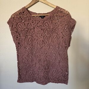 Vintage Womens XS Mossimo Supply Cut Out Shirt 90's Grunge Y2k Concert Outfit